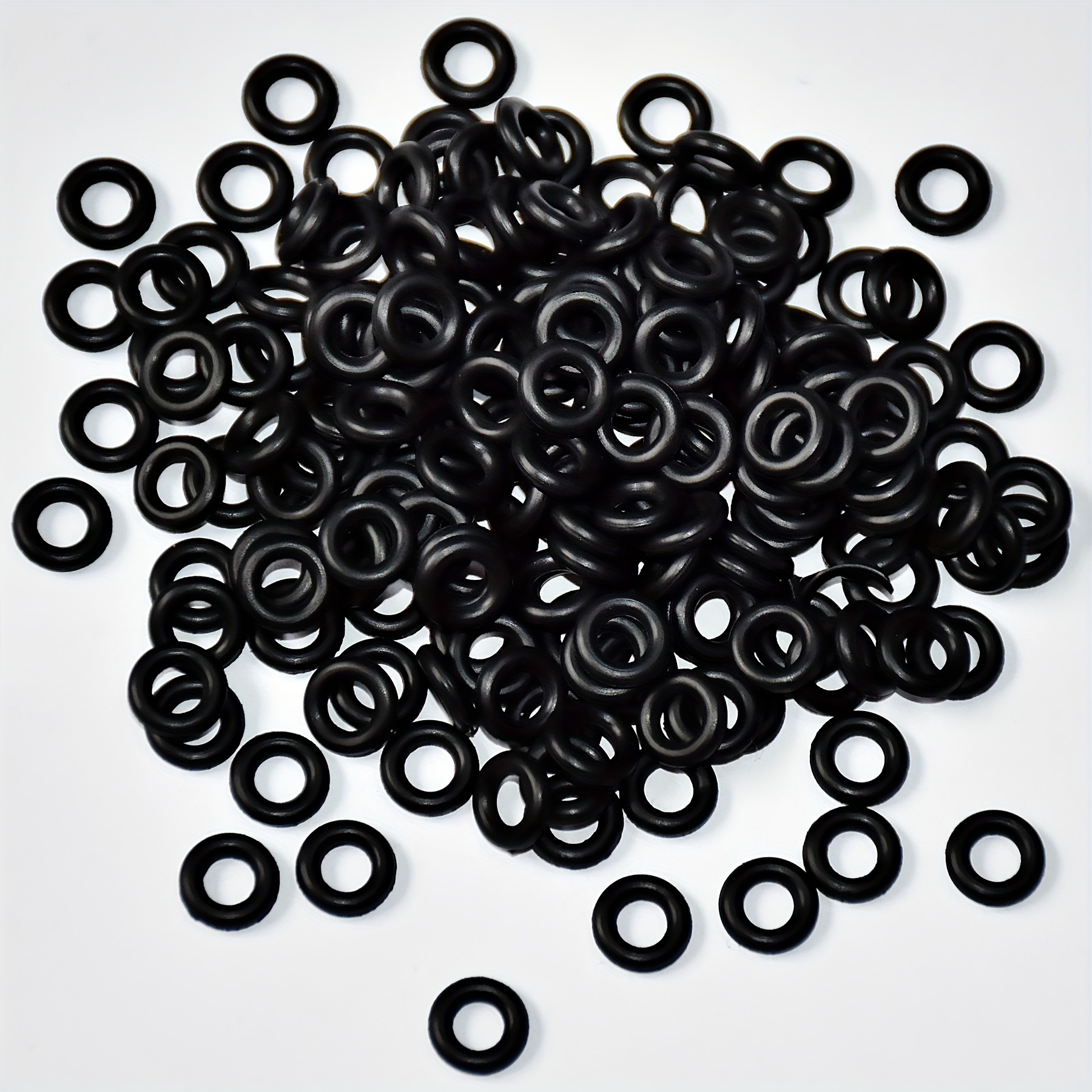 

100pcs Wacky Worm Rings Wacky O-rings Wacky Rigging Plastic Senko Style Worms Soft Baits - Silicone Rings For 4&5" Senkos