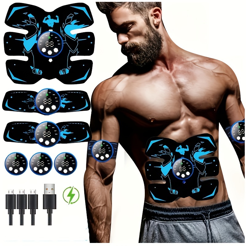 3 Pcs Stimulator, Electric Muscle Stimulator For Workout With