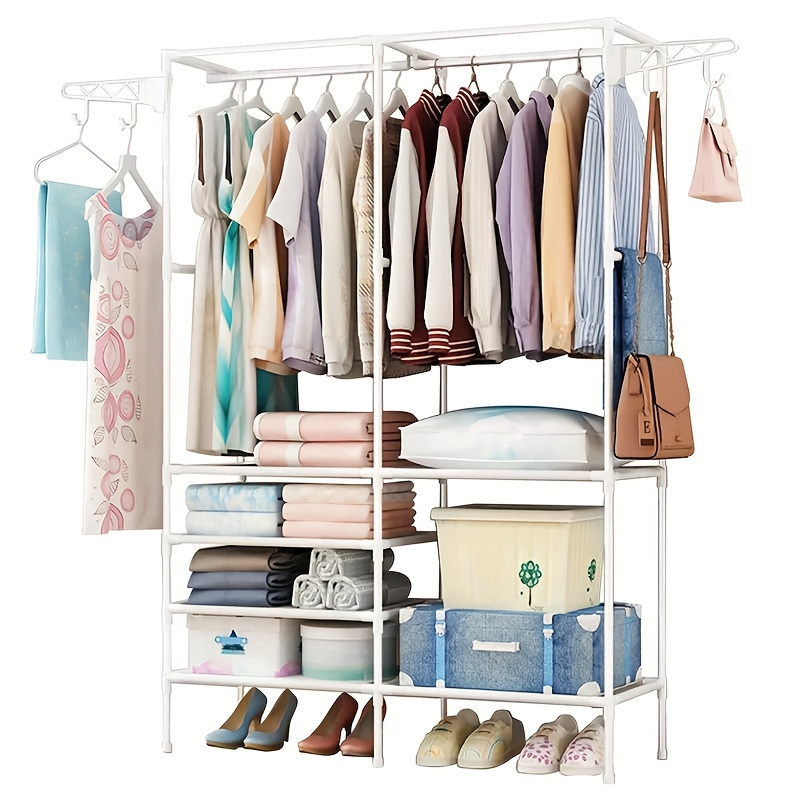 Organización de almacenamiento en el hogar, colgador de ropa