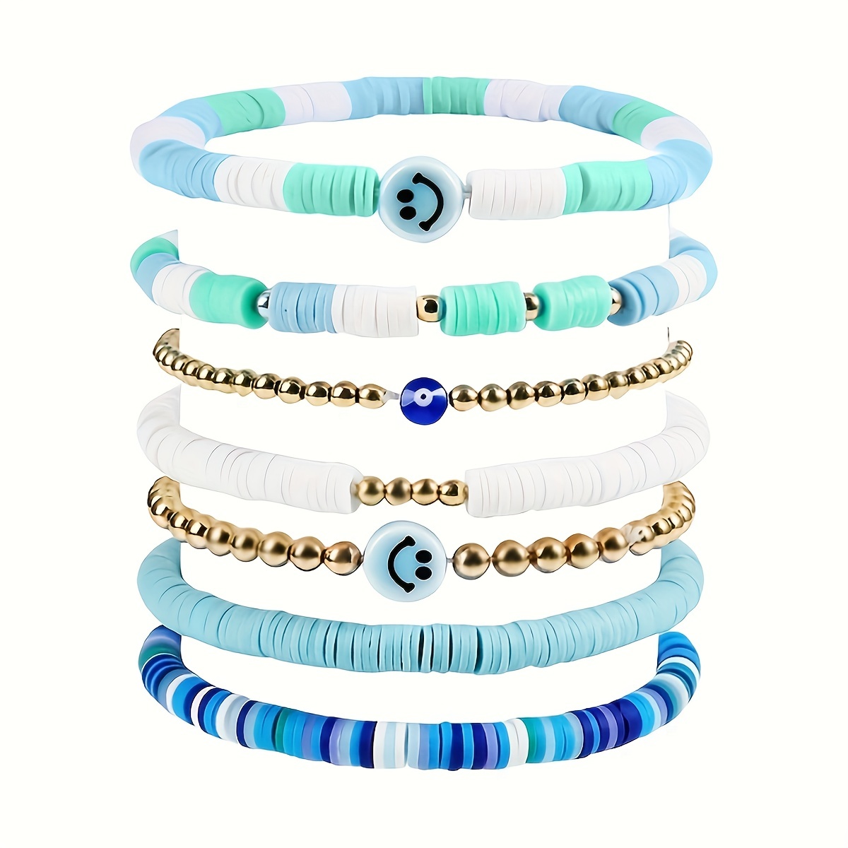 Beach Girl Bar Beads Bracelets ( Variety Color Available ) By DOBBI –  Dobbistore