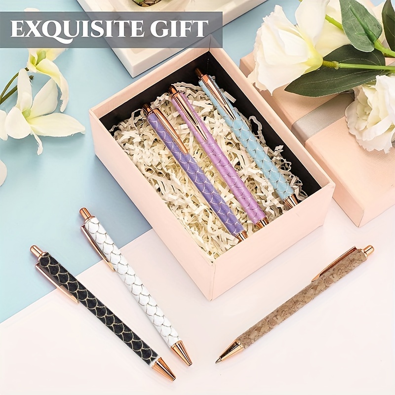 Mermaid Gel Pens, Cute Stationery, Shiny Crystal Shiny Mermaid Pens,  Birthday Gifts For Girls, Pen Set For Learning, Student Prizes - Temu