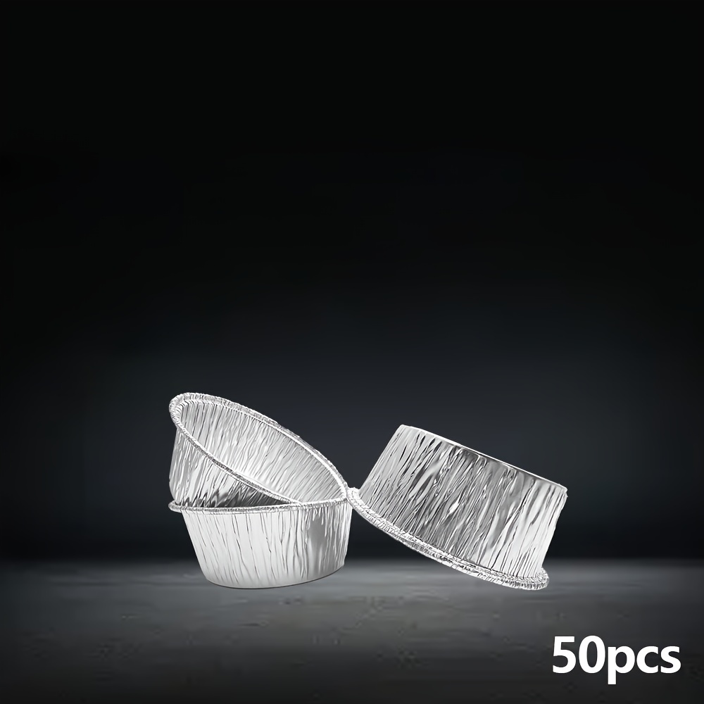 50pcs Disposable Souffle Baking Cup 3.7 inch Tart Cake Mold Halloween