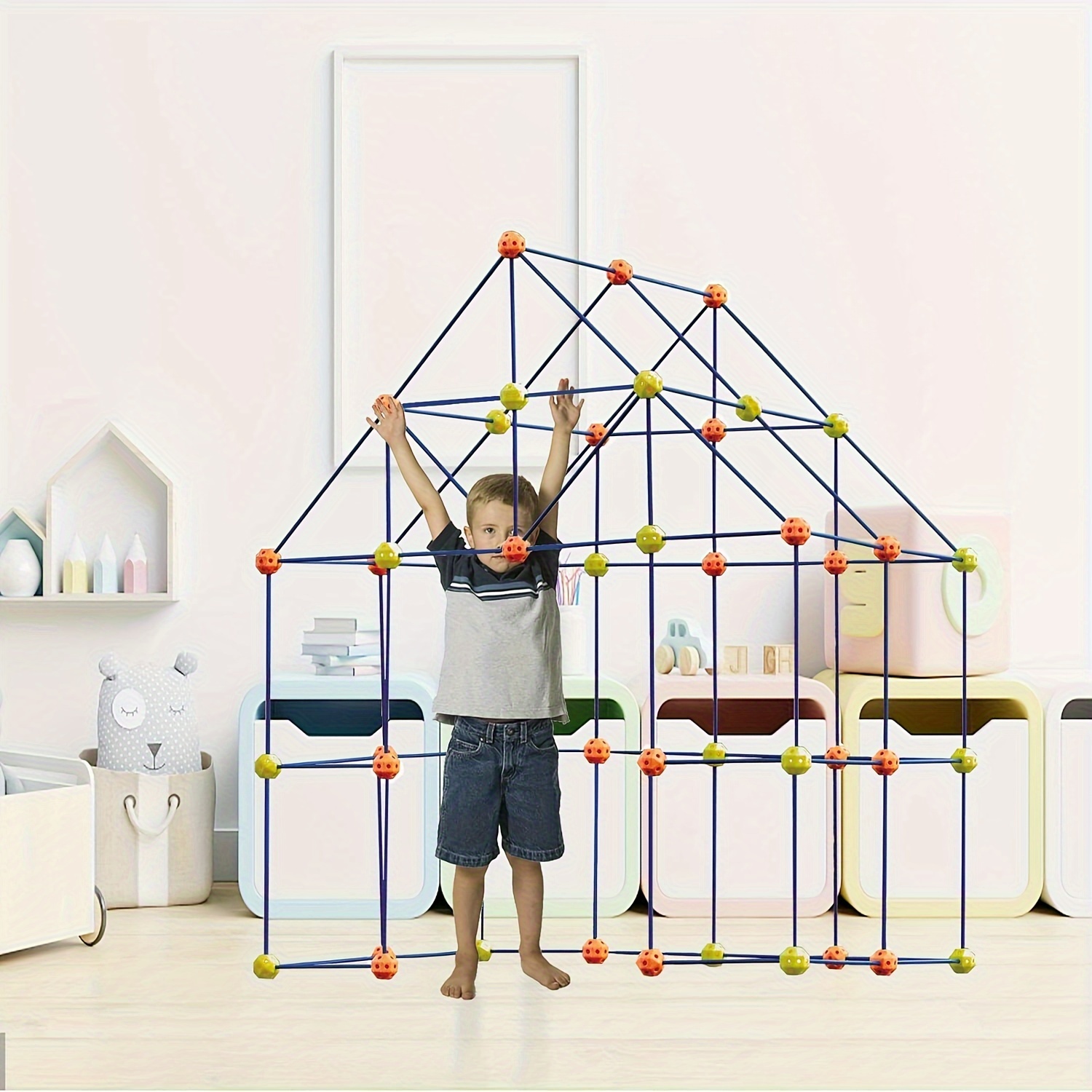 158 Fort Architect Gifts Toy Boys Girls Fort Construction - Temu