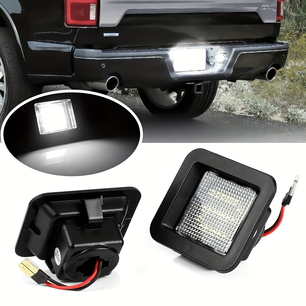 LED License Plate Lights Tag Light Lamp Assembly for Ford and Lincoln  Models Xenon White Light