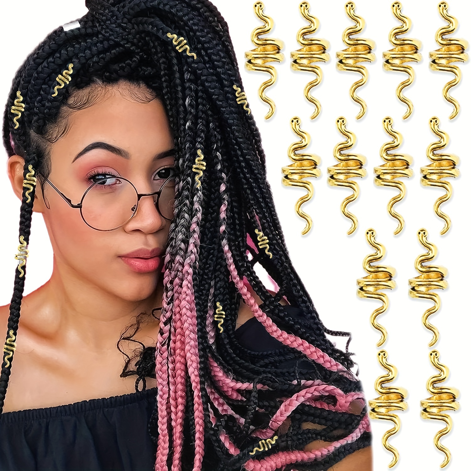 Dreadlocks Jewelry Viking Hair Beads Hair Rings Adjustable - Temu