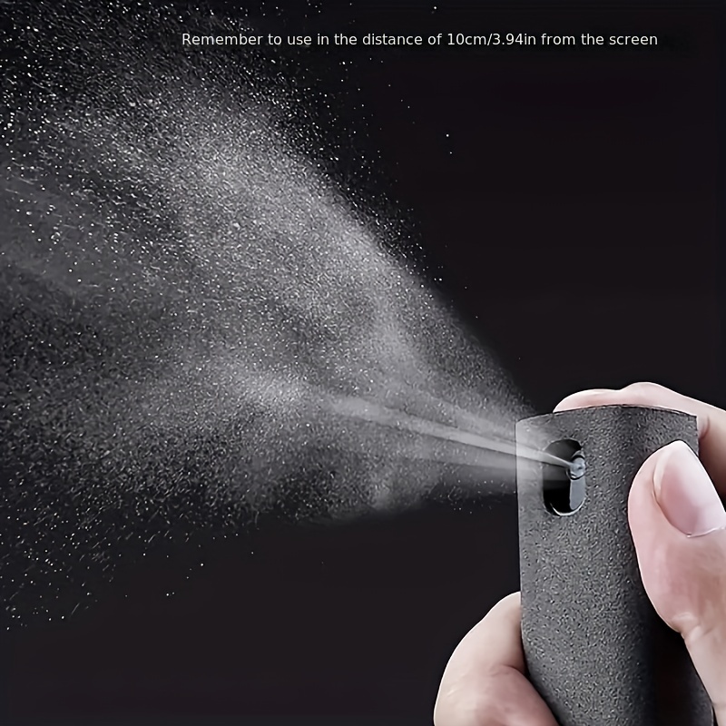 2in1 Microfiber Screen Cleaner Spray Bottle Set Mobile Phone - Temu