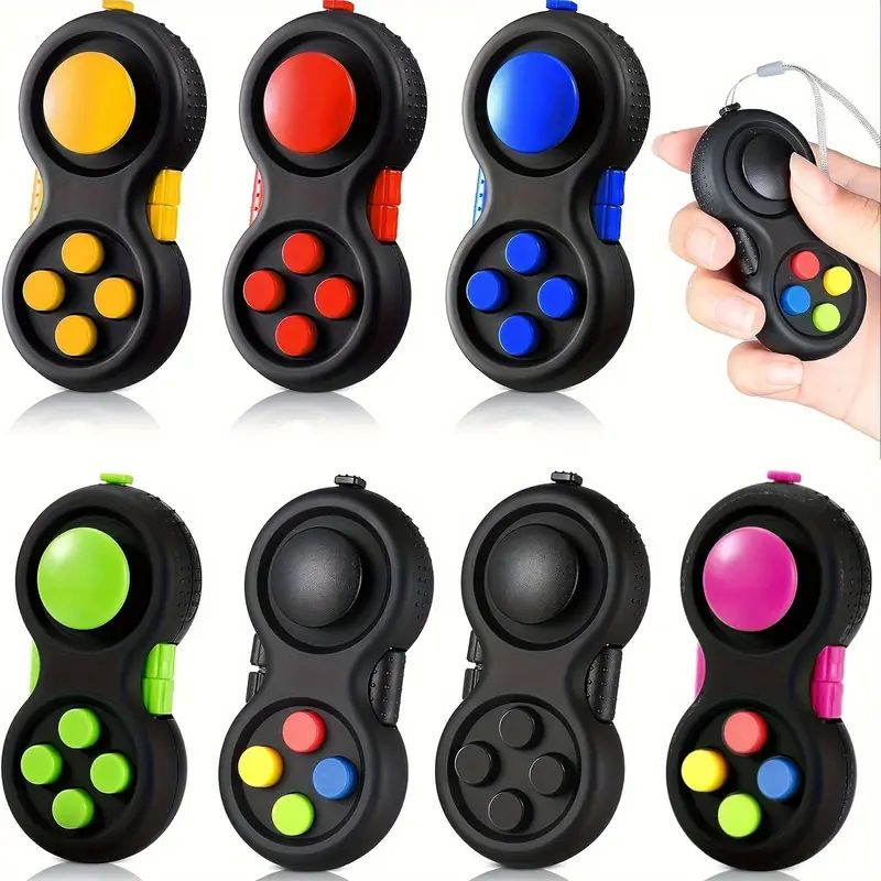 Fidget Pad With 8 Functions