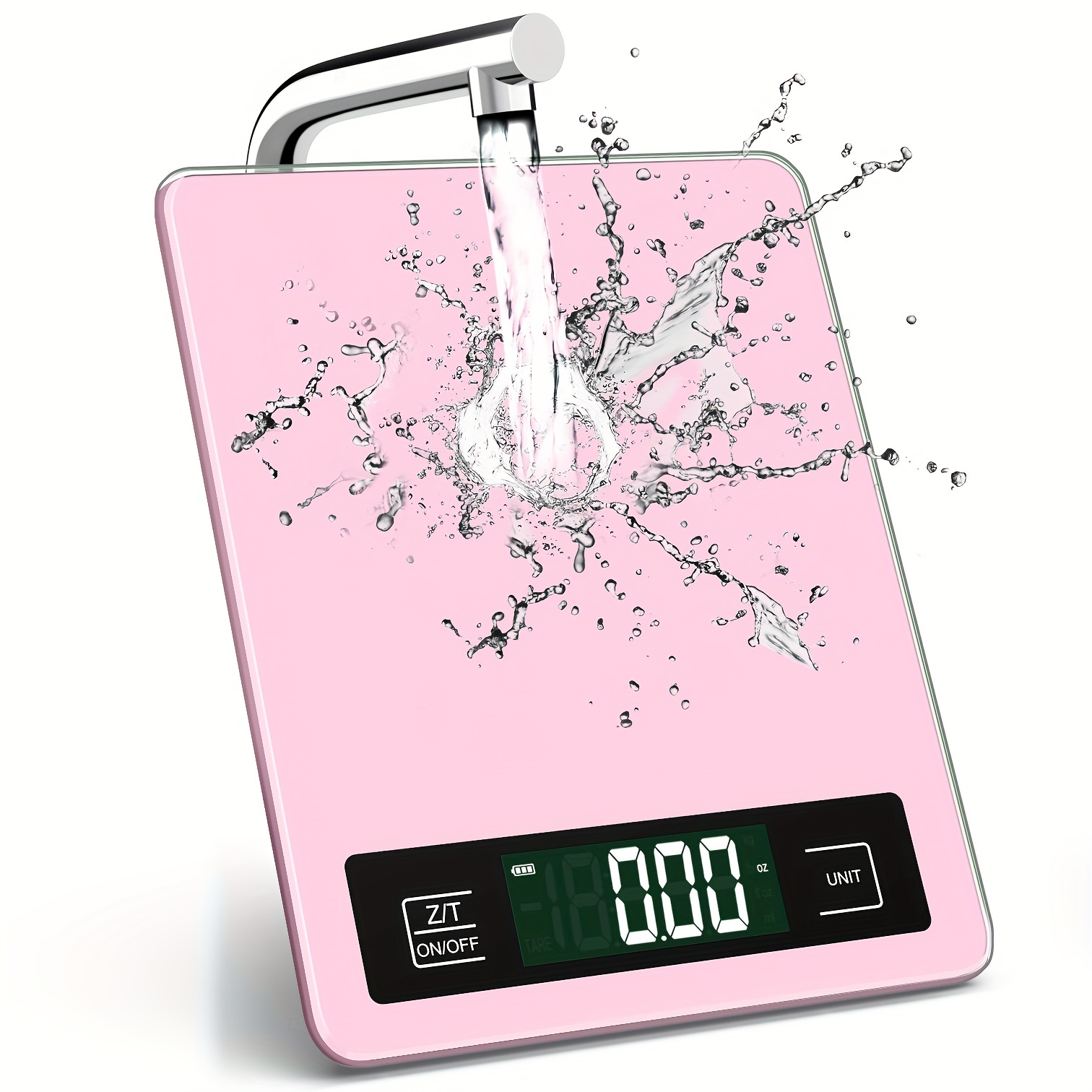Rechargeable Food Scale Digital Weight Grams & oz Waterproof Sleek