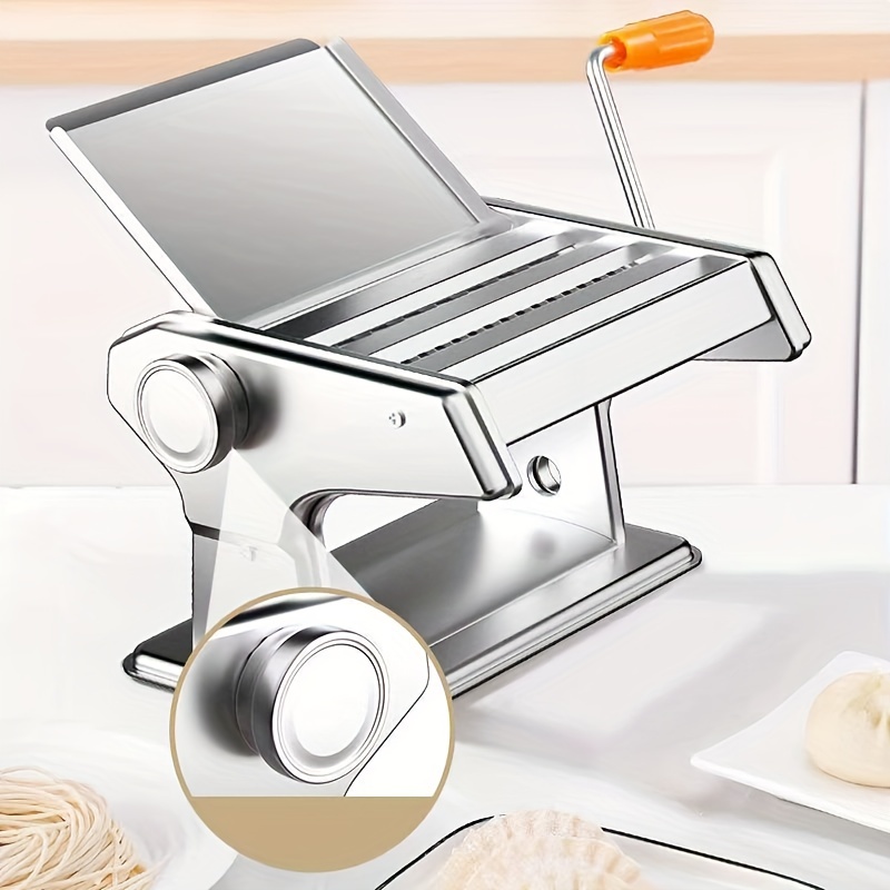 Commercial Pasta Roller Machine, Hand Crank Noodle Maker Adjustable  Thickness US
