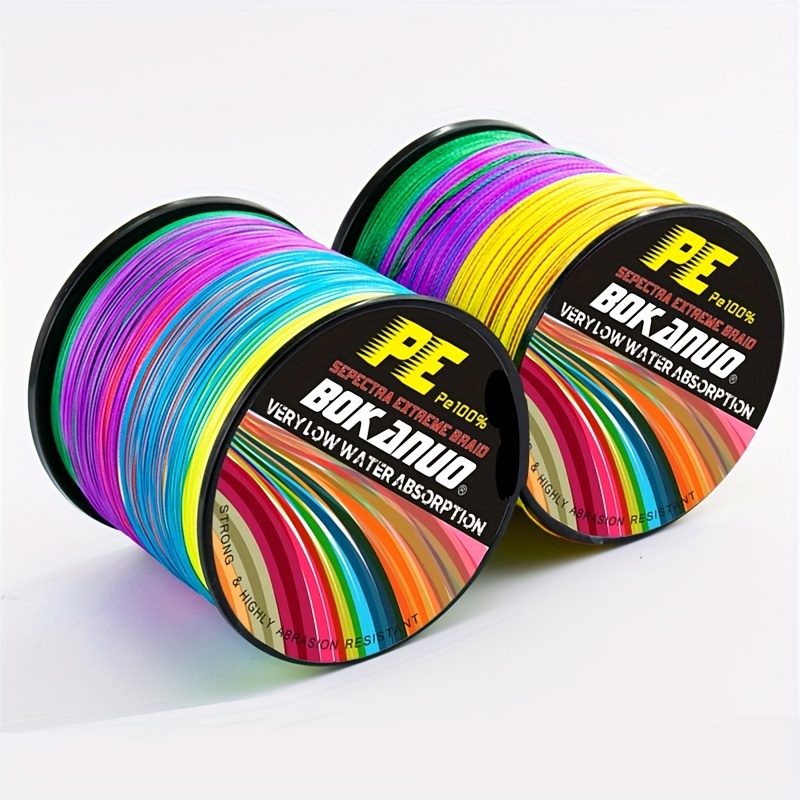 Strong And Abrasion Resistant Multi color Braided Fishing - Temu