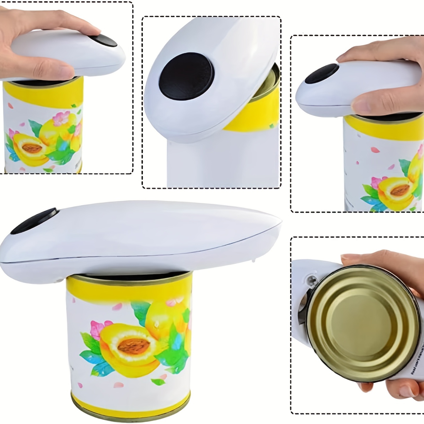 Electric Can Opener Hands Free Automatic No Sharp Edges Best Gift For  Women, Senior With Arthritis