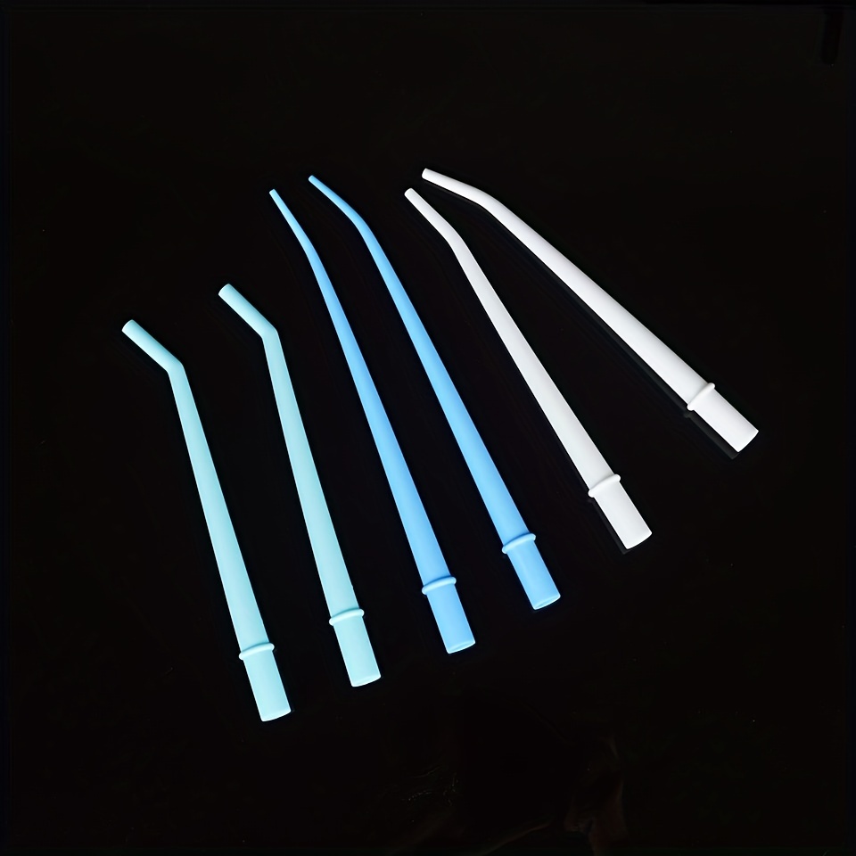 25pcs Disposable Plastic Curved Tips Surgical Aspirator Dental Tools