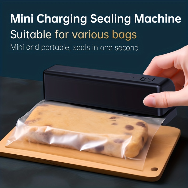 Mini Bag Sealer Rechargeable Portable Sealing - Temu