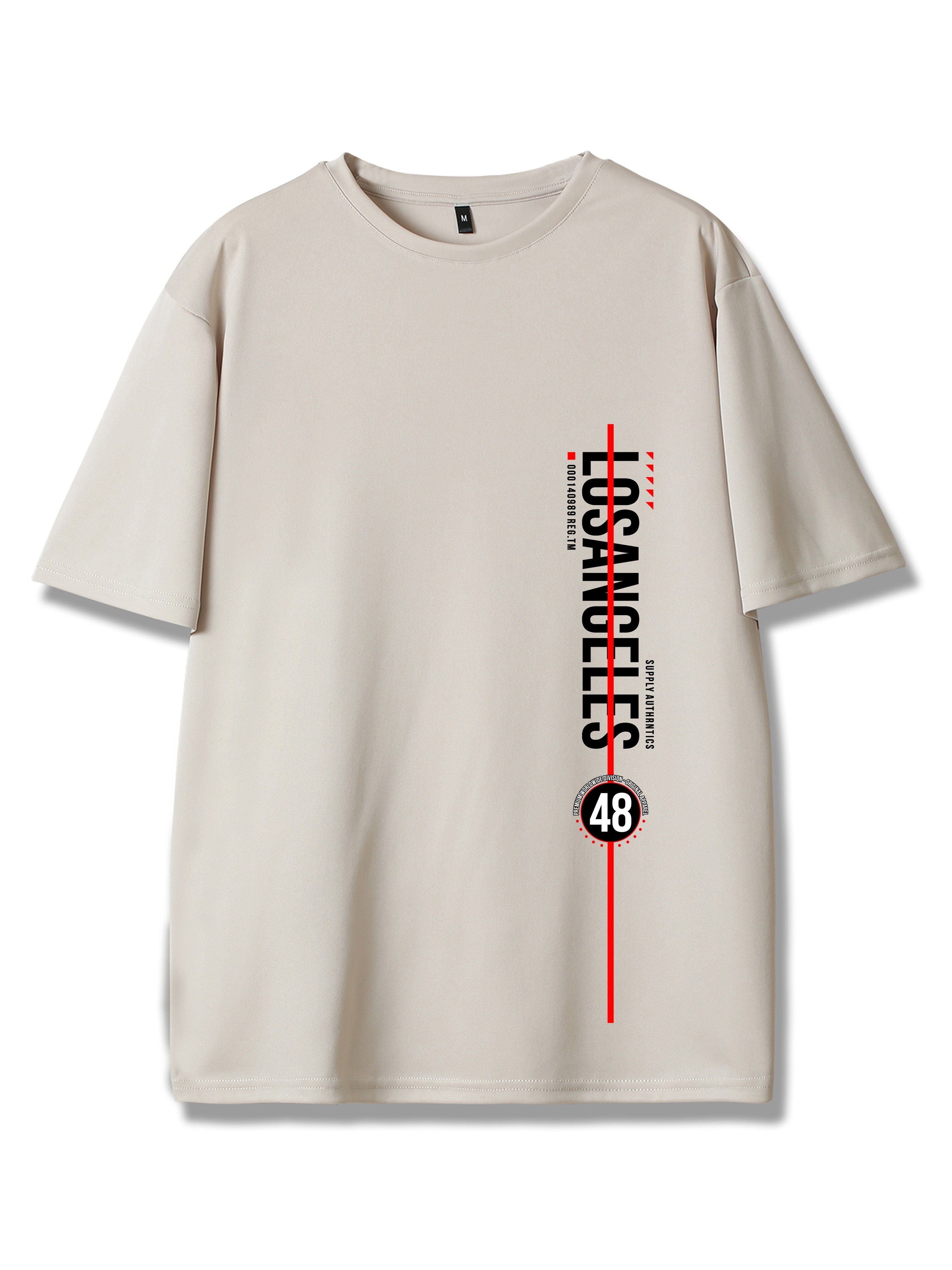 Los Angeles Apparel | Shirt for Men in Off White, Size Medium