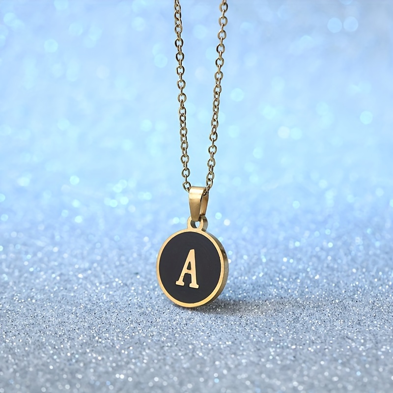 Drop 2025 letter necklace