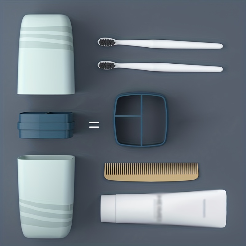Travel Toothbrush Cup Holder with Cover for Traveling