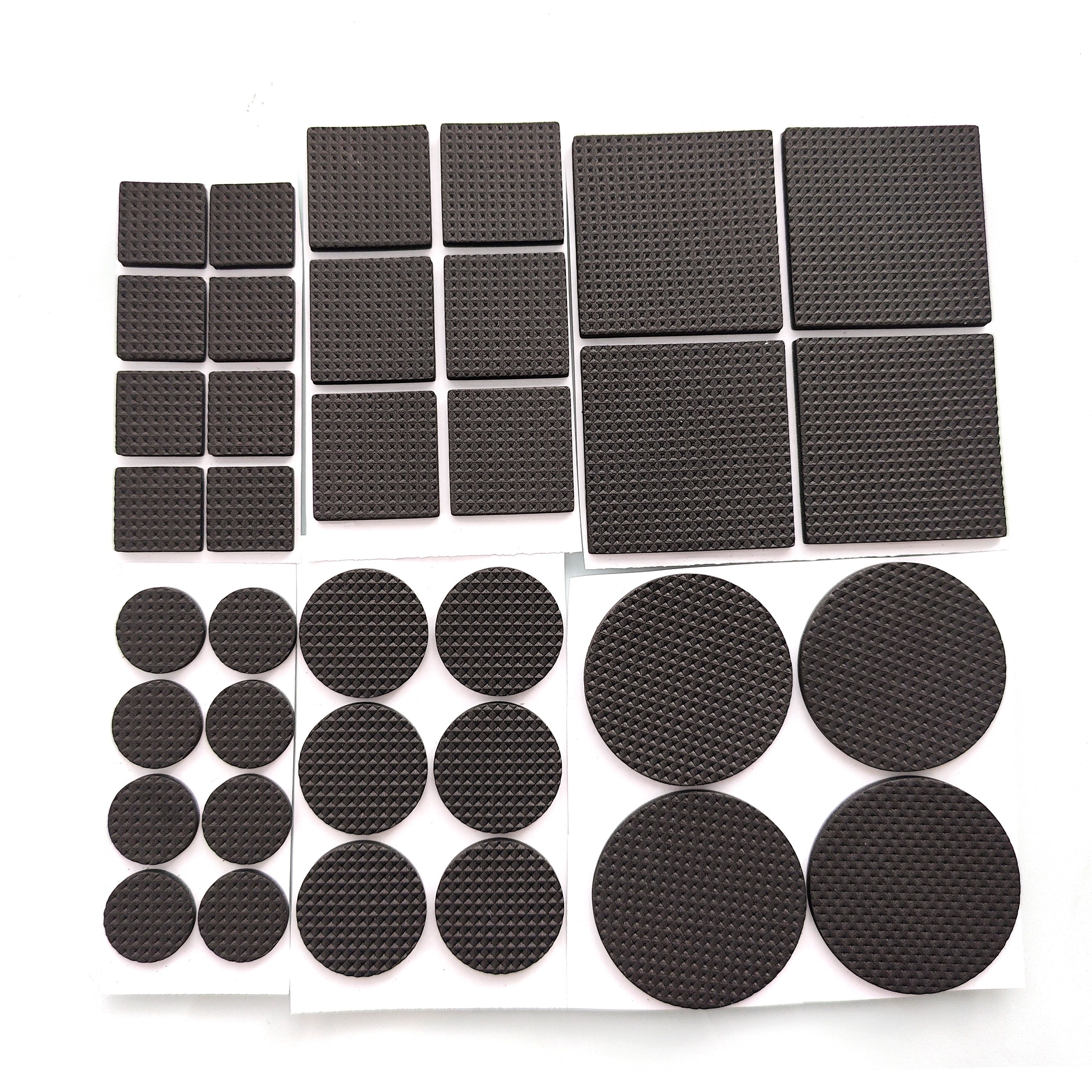 4 Pcs Non-slip Mat Furniture Pads Hardwood Floors Skid Grippers Rubber Grid  Couch Slide Stopper Anti Stoppers