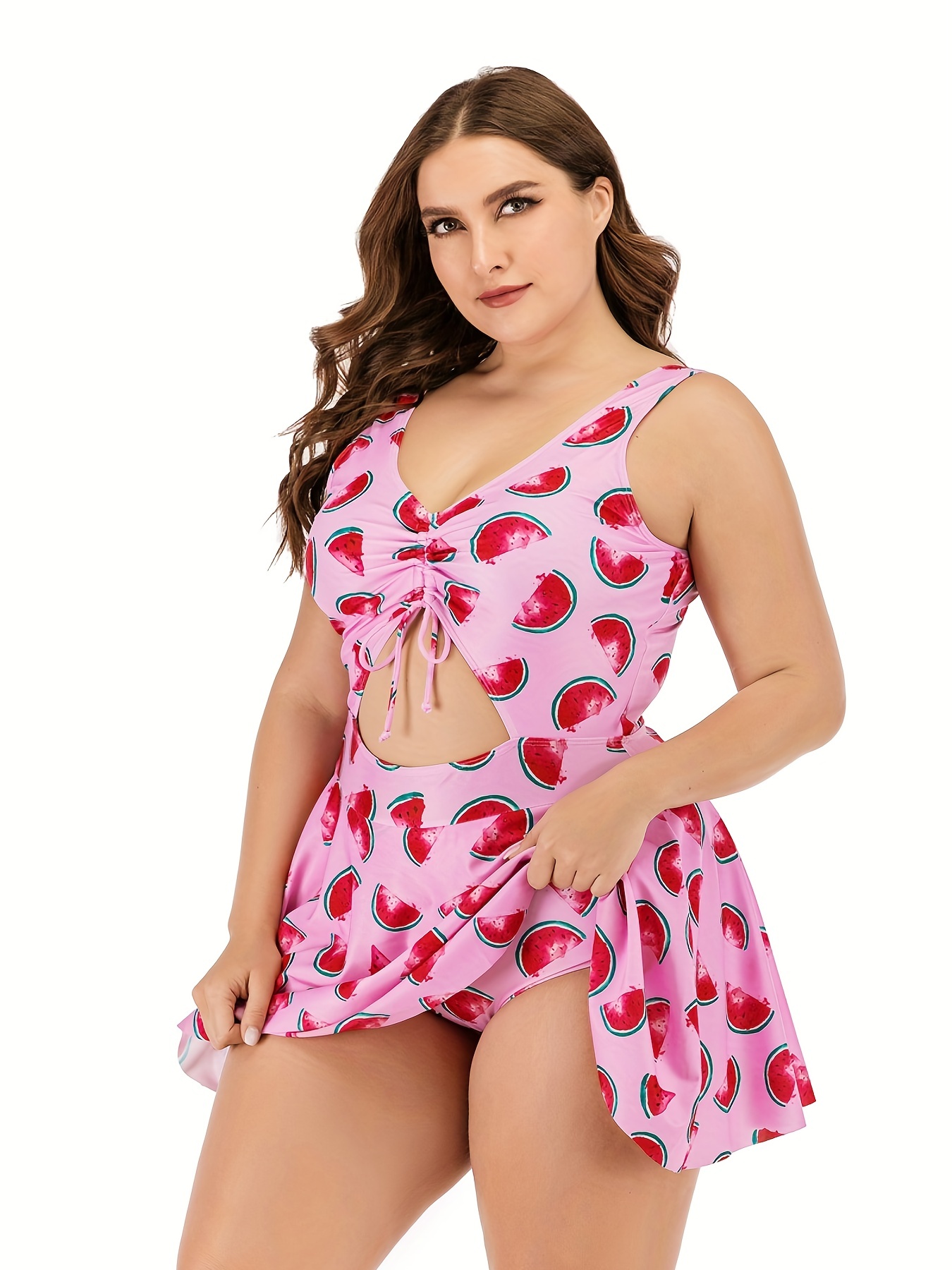 Plus size sales watermelon swimsuit