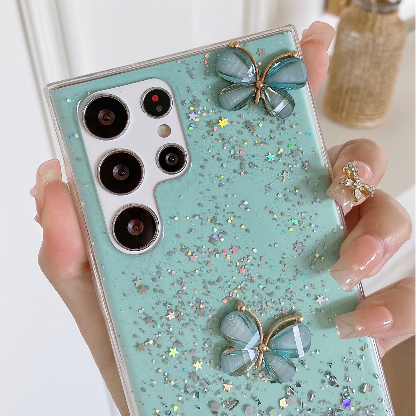 Funda Teléfono Móvil Diseño Tres Mariposas Galaxy - Temu