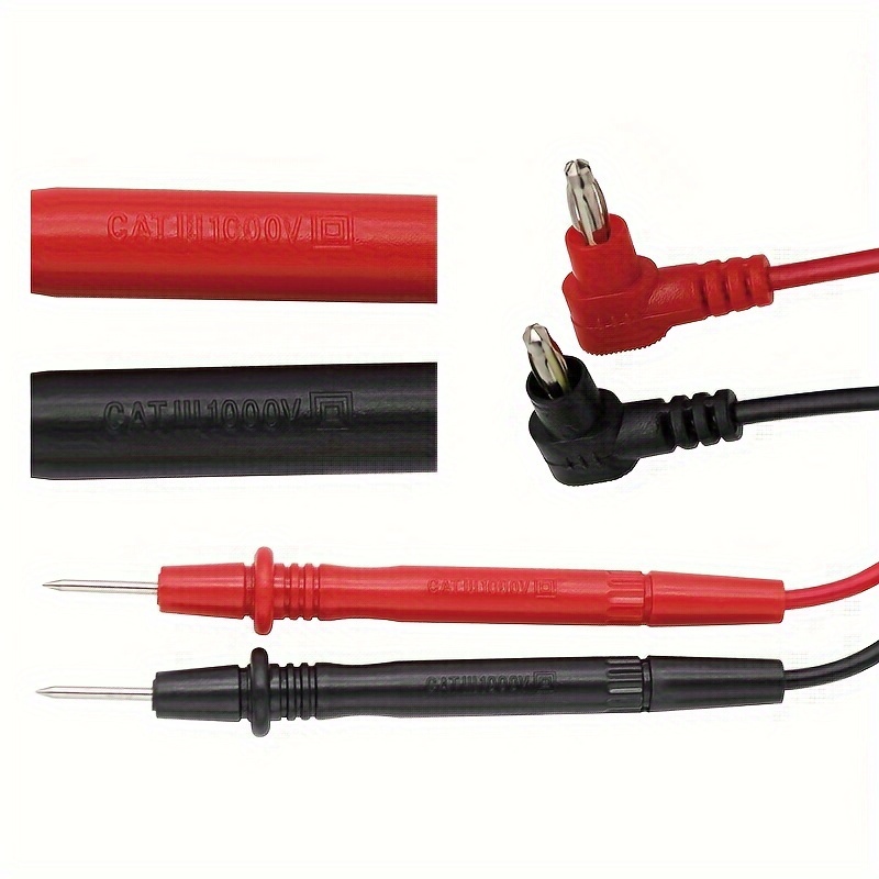 multimeter test wire leads pen 1000v 10a for a830l dt830b 9205a multimeter small probe wire connection wire meter rod pen details 7