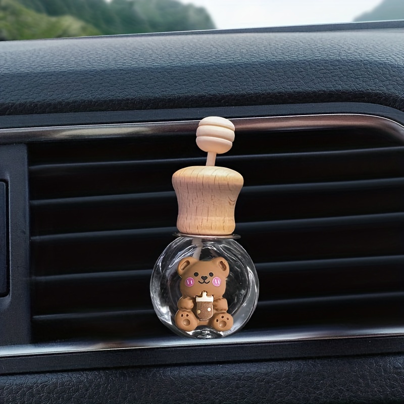 1pc Empty Bottle Car Air Vent Clip-on Aromatherapy Diffuser For Fragrance  Oil Perfume
