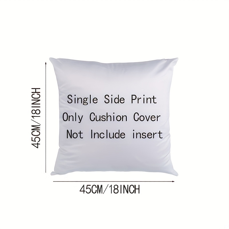 1pc Plain Decorative Pillow, Simple Throw Pillow For Home Decor