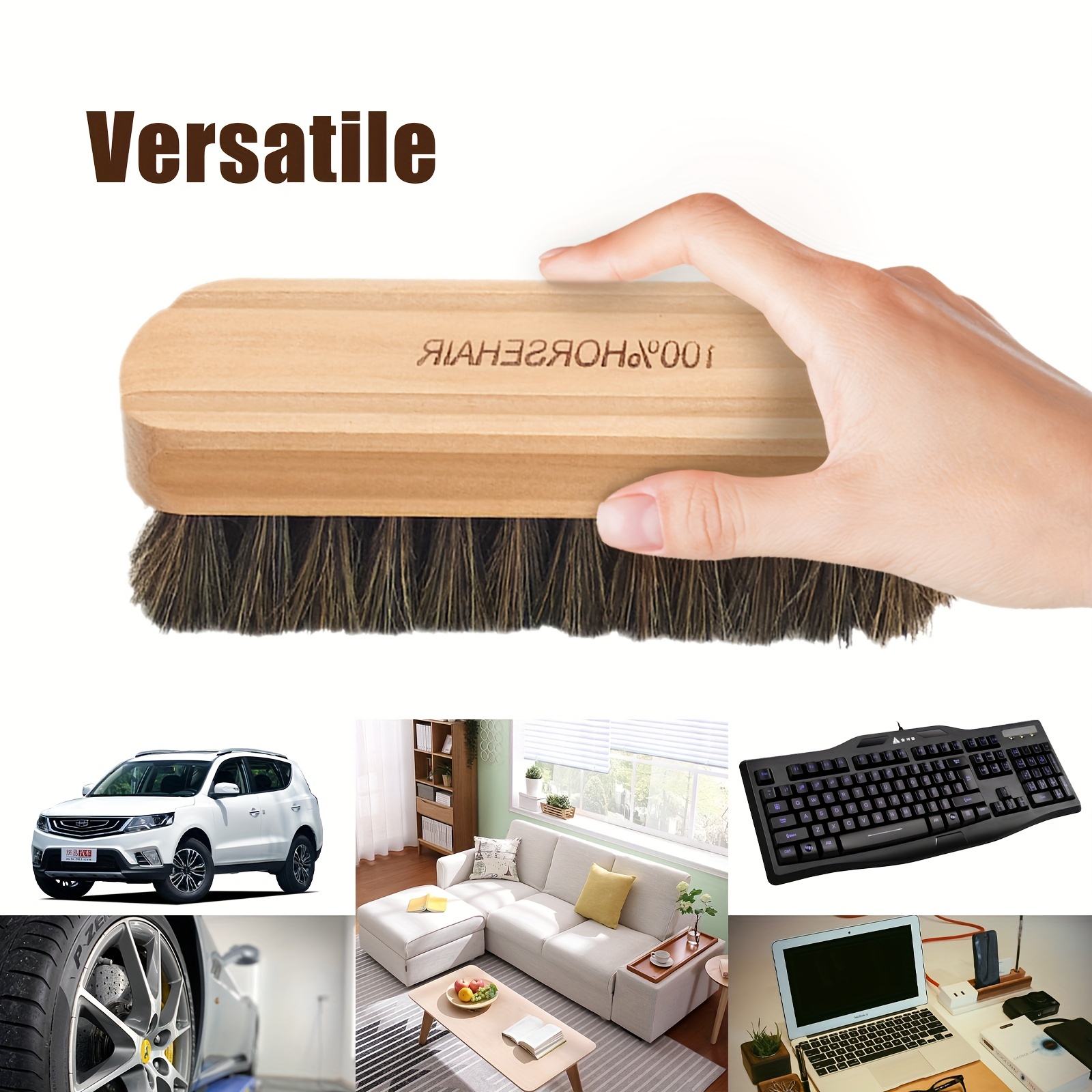 Shoe Cleaning Kit Suede Cleaning Brush Horse Hair Brush For - Temu