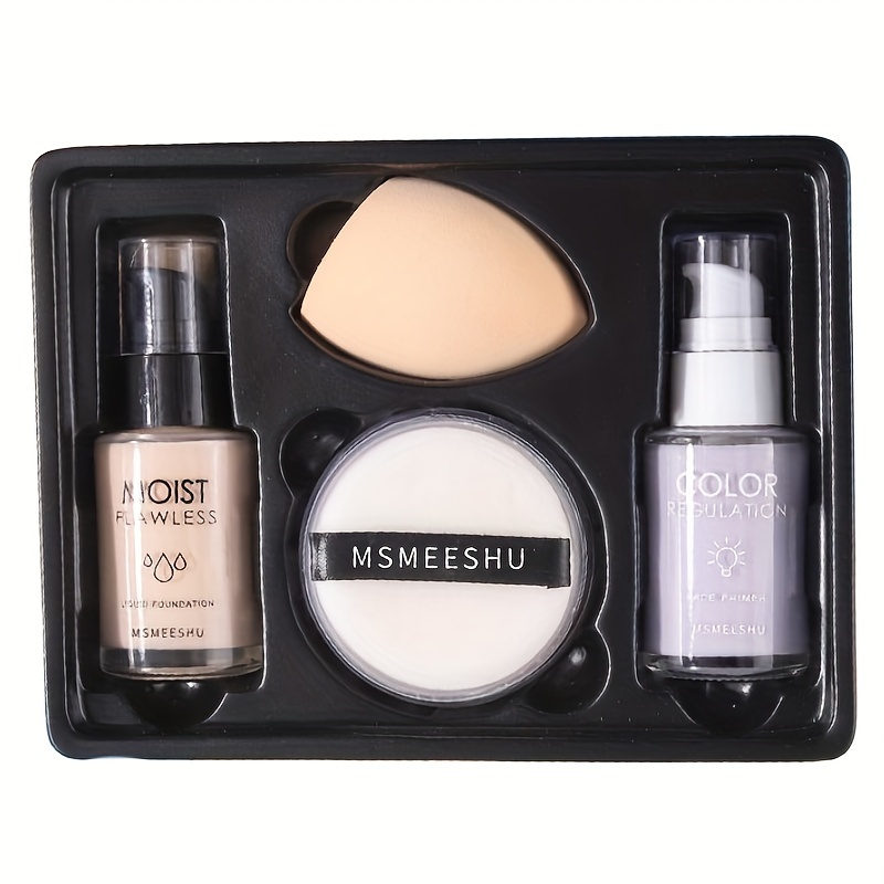  Foundation Kit Full Coverage Foundation Primer Powder