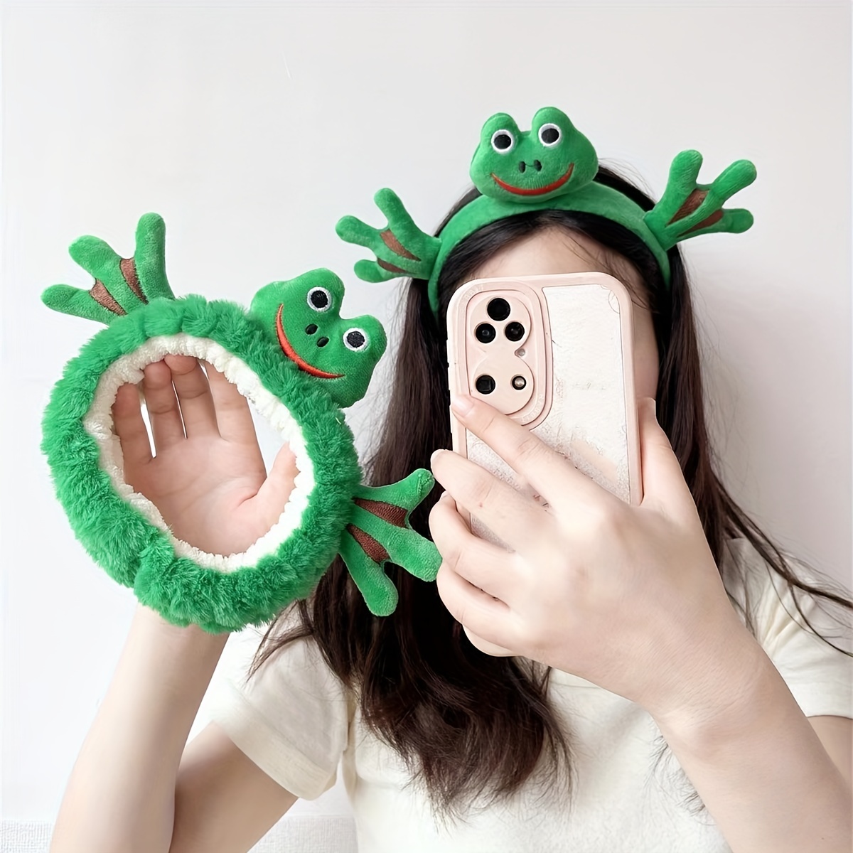Funny Frog Headband, Makeup Headband, Frog Eye Elastic Headband
