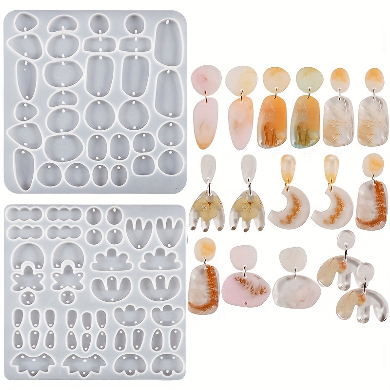 Earring Pendant Silicone Mold Epoxy Resin Jewelry Making Molds