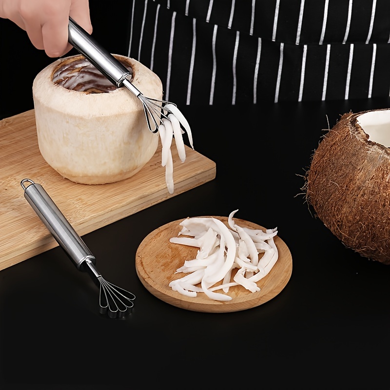 Coconut Shaver Stainless Steel Kitchen Fruit Tool Fish Skin Scale