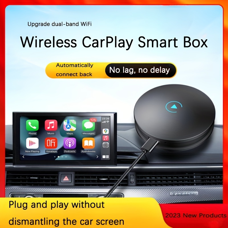 Trådlös Carplay-adapter trådlös Carplay-dongel för trådbunden Carplay-bil  Carplay Ai Box Smart Multime