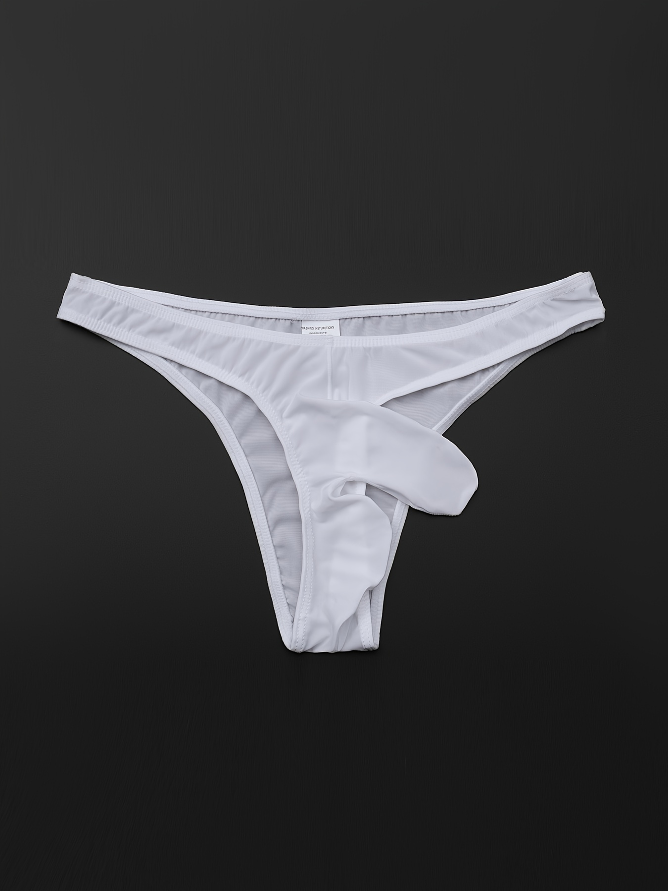 Generic Men's Cotton Spandex G String Pouch Underwear Underwear (white) at  Rs 284.00, Gingee