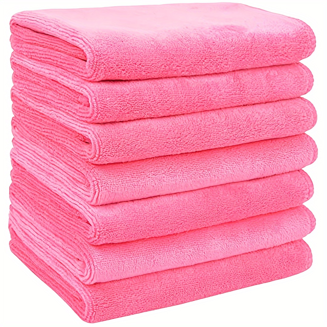 Microfiber Face Towel Face Cloth Facial Wash Cleansing Cloth Makeup Remover  for Face 8 Pack (12 x 12 inch) Super Absorbent Quick Fast Drying Soft