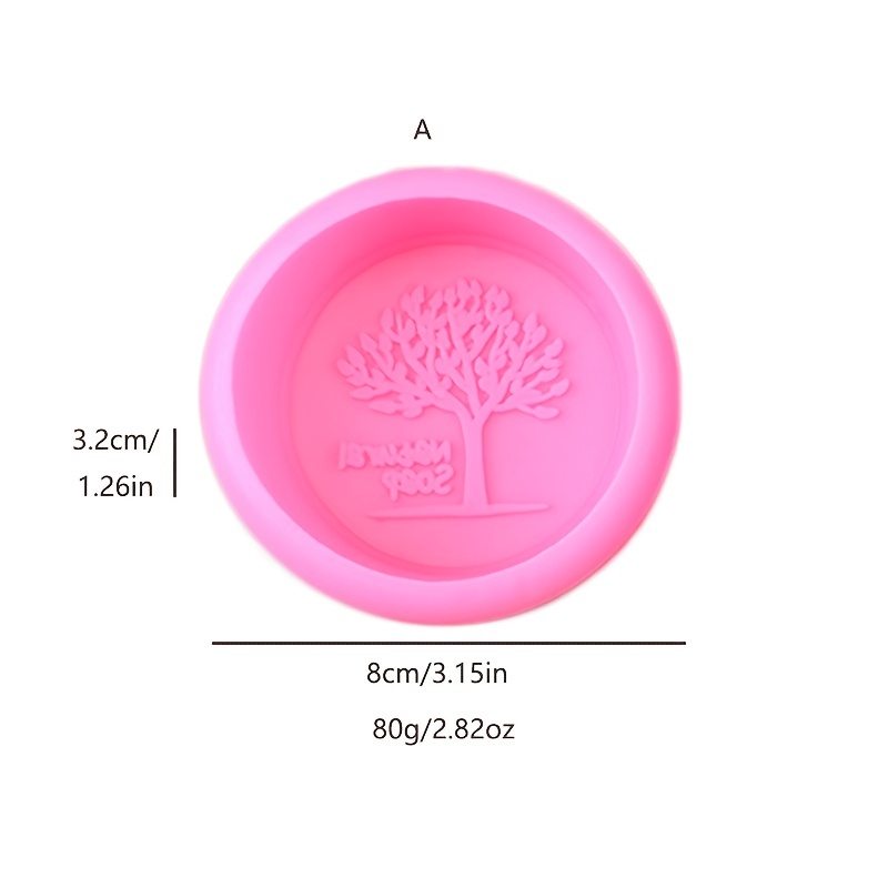 Small Silicone Resin Mold Set with cropping template (stencil)