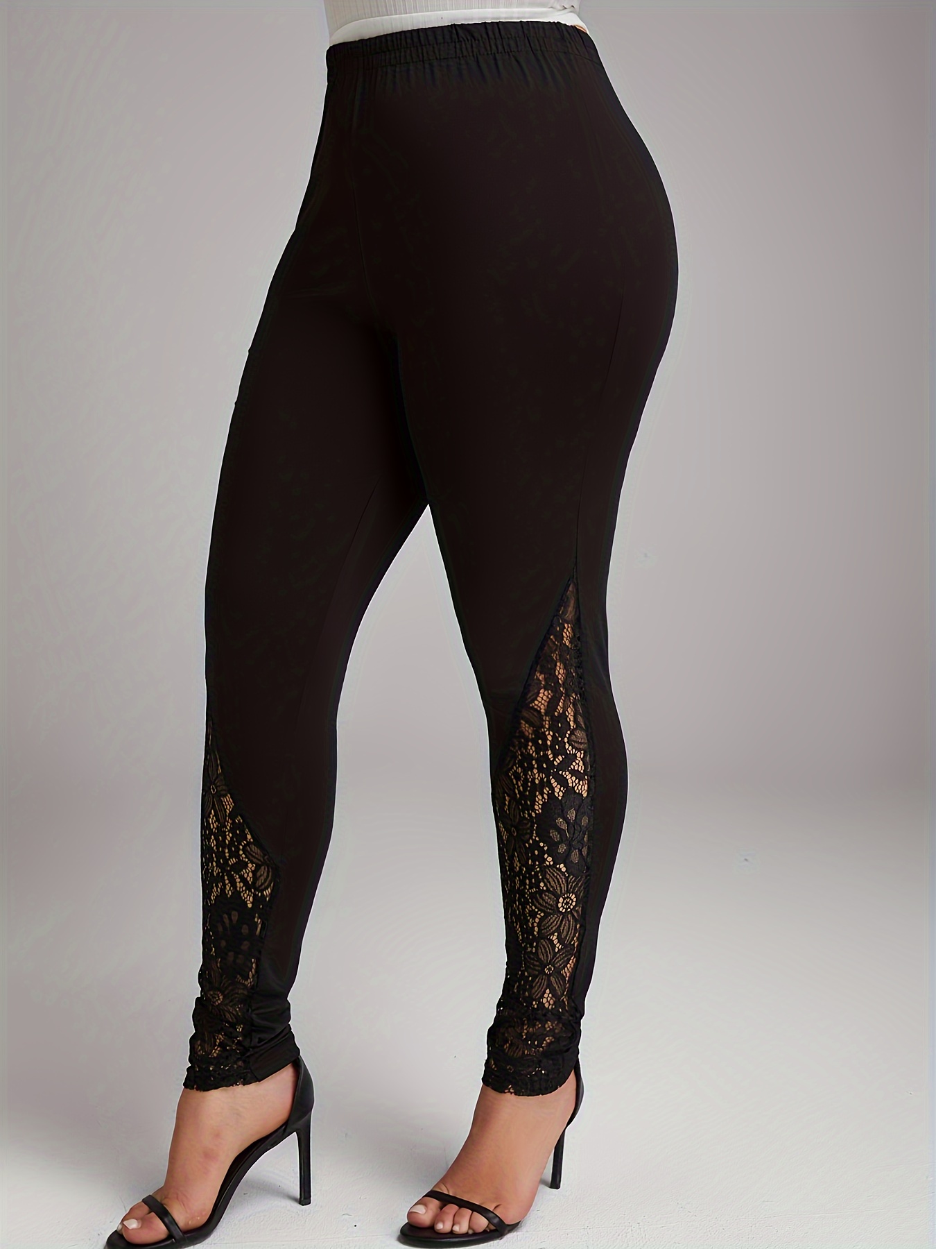 Solid Velvet Skinny Leggings Sexy Crisscross High Waist - Temu