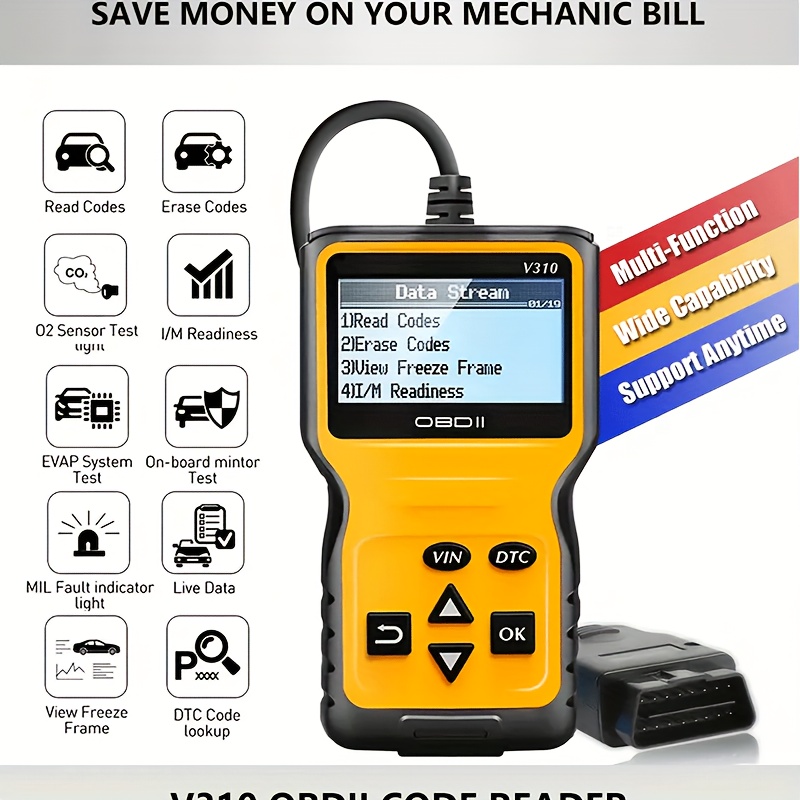 Lecteur de code de défaut voiture I/M Readiness scanner de - Temu Belgium