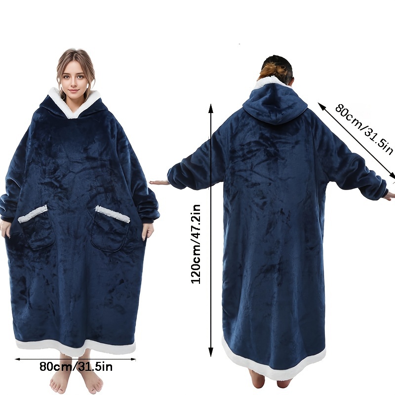 Oversized Cozy Blanket Hoodie for Men and Women - Ultra Soft