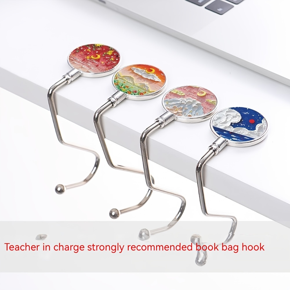 Desktop Bag Hook Stocking Holder Clips Non-slip Hook Holder Clamp On Under  Desk For Table To Hang Handbags Headsets Bags - Temu