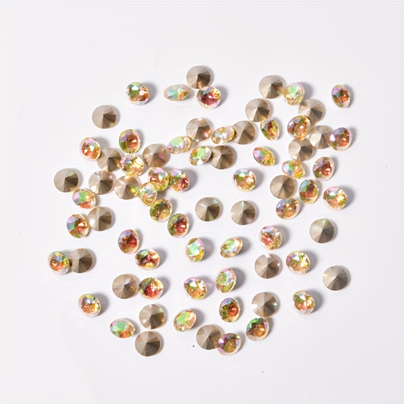 Nail Rhinestones Nail Art Gems Crafts Crystals Glass Decorations