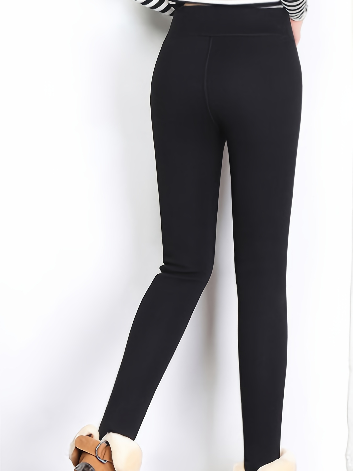 Women's High Waist Stretchy Skinny Thermal Pants Casual - Temu United  Kingdom