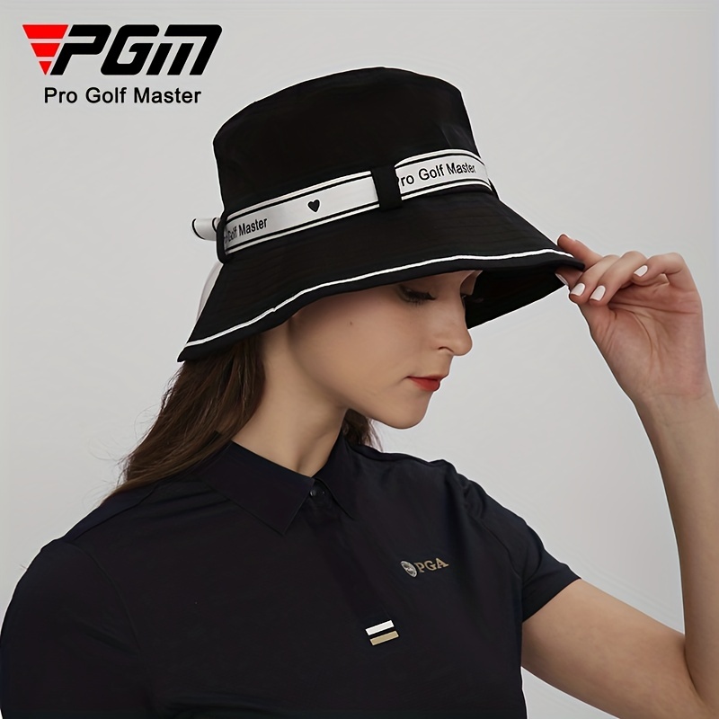 Women's Sun Protection Golf Hat Bow Strap Sweat absorbing - Temu
