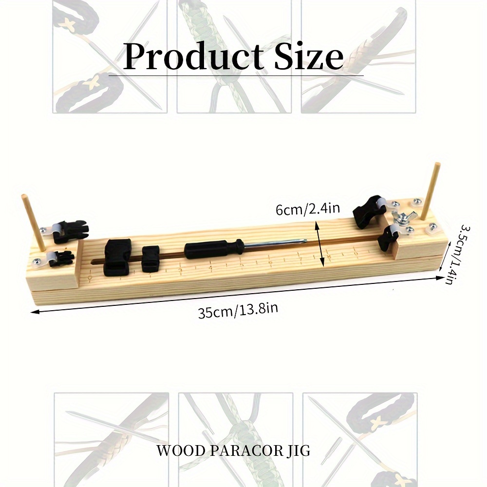 Paracord Bracelets Diy Tool Kit Adjustable Paracord Jig - Temu