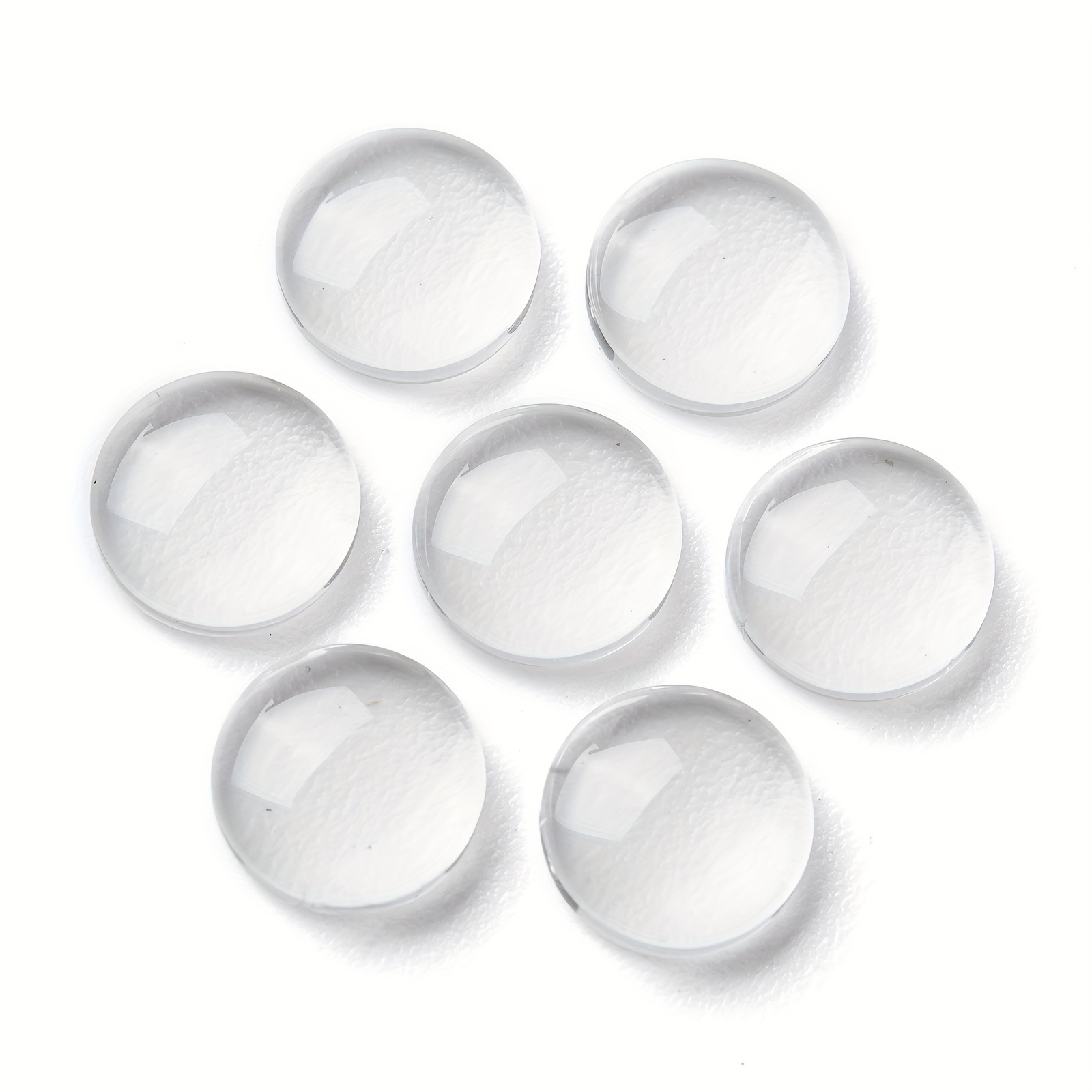  200Pcs Glass Patch DIY Round Glass cabochons Glass cabochons  for Glass cabochons Glass Stones for DIY Crafts DIY Glass cabochons Glass  Dome Stones Manual Accessories