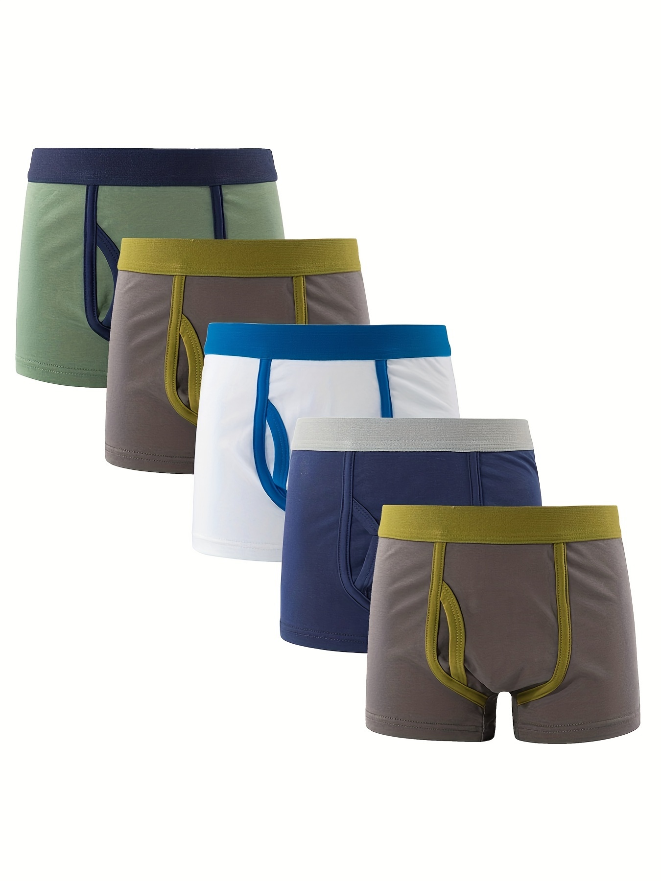 Toddler Girls Boxers Solid Color Simple Style Bottoming - Temu