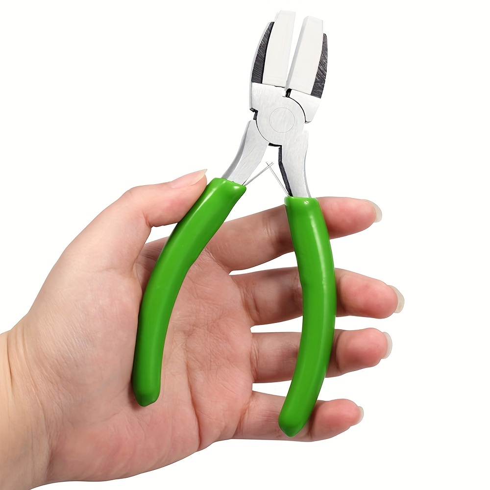 Set of Round Nose & Flat Nose Nylon Jaw Pliers Jewelry Wires Crafts EXTRA  JAWS 