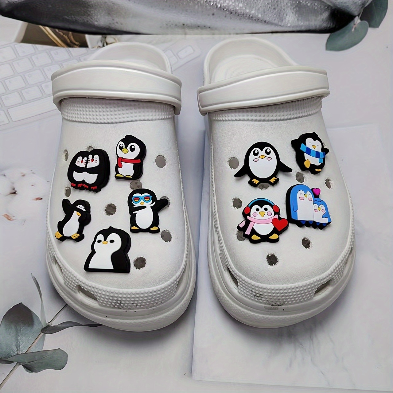 9pcs Cartoon Animal Shoes Accessories Preppy Accessories For Clogs