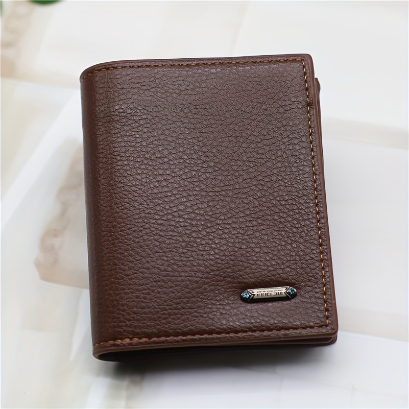 Women's Bifold PU Leather Small Wallet Ladies Zipper Coin Purse ID