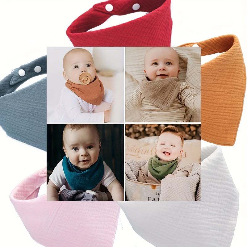 Baberos Baby Colors para Bebé Niño 3 Piezas