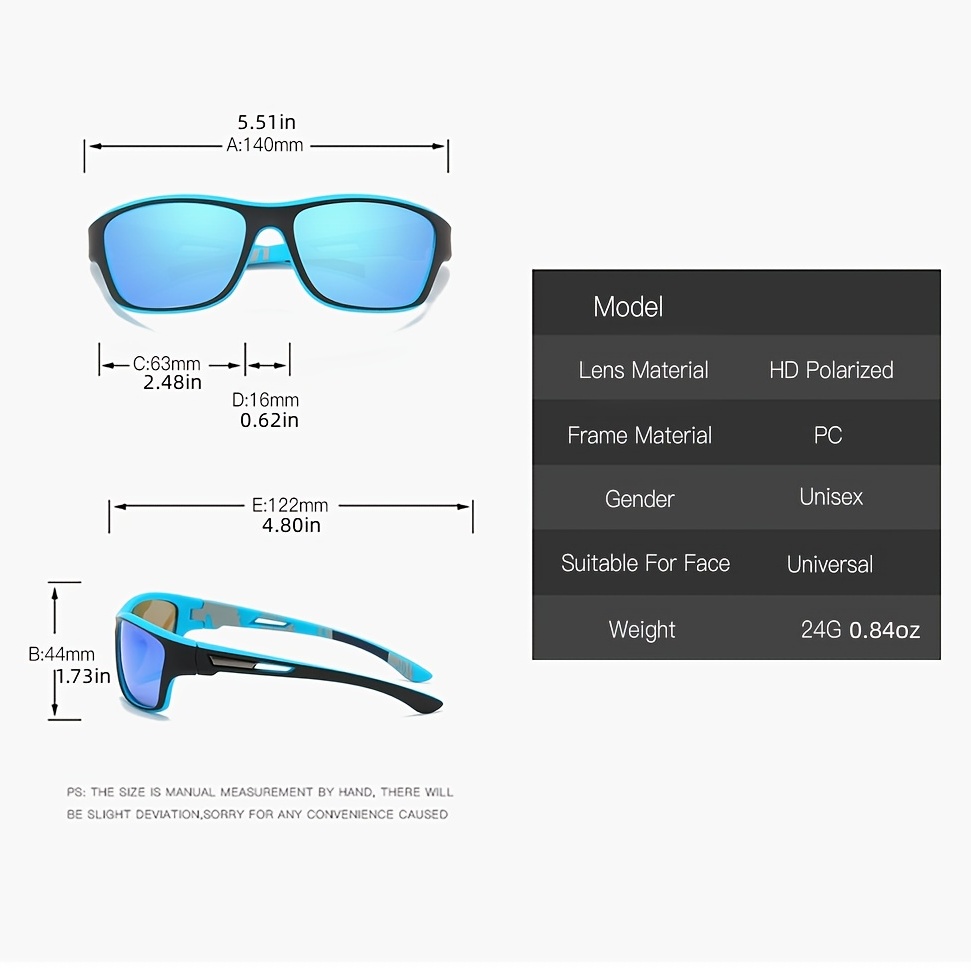 1pc New Mens Sports Glasses Cycling Polarized Sunglasses Xy431 Driving  Sunglasses Driving Glasses Running Driving Fishing Golf Shades Ideal Choice  Gifts, Don't Miss Great Deals